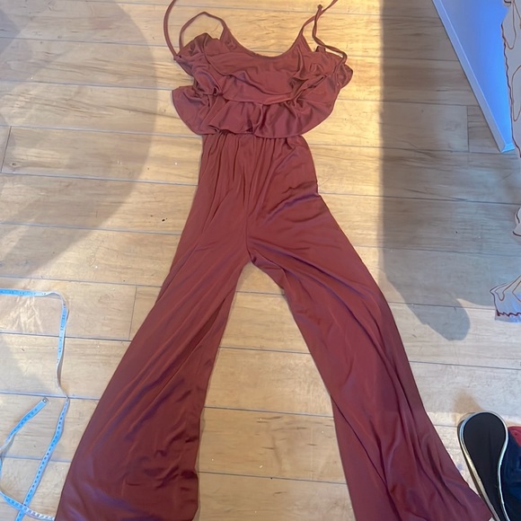 Wine coloured jumpsuit. Great condition. - Picture 1 of 6